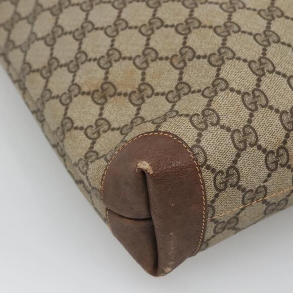 GUCCI GG Supreme Web Sherry Line Tote Bag Pvc Beige Green Red - Picture 13 of 16